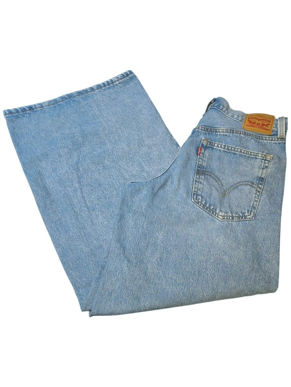 Levis '94 Baggy Wide Leg Distressed Jeans - Picture 3 of 9